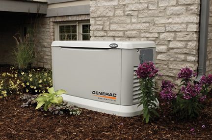 A residential standby generator